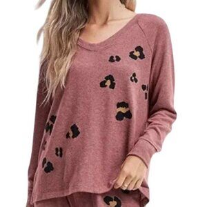 Anthropologie Maronie Brushed Animal Print Sweater SMALL (505)